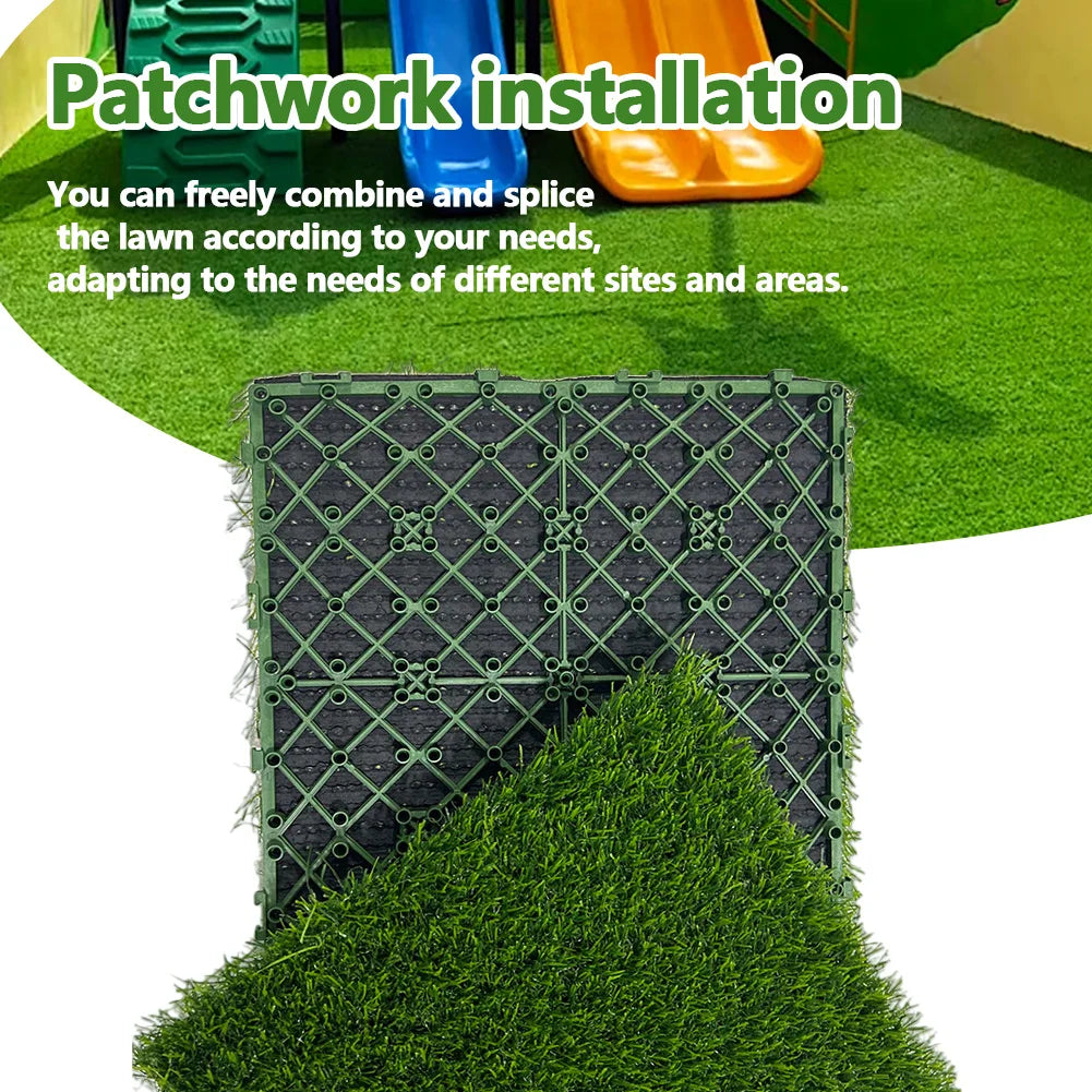 10-30Pcs 12x12 Inch  Interlocking Grass Deck Tiles