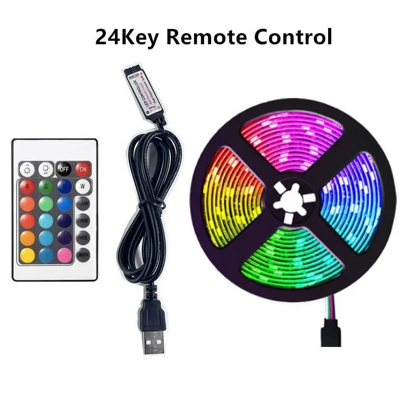 USB Christmas Light Remote Control for Gaming Room TV Backlight