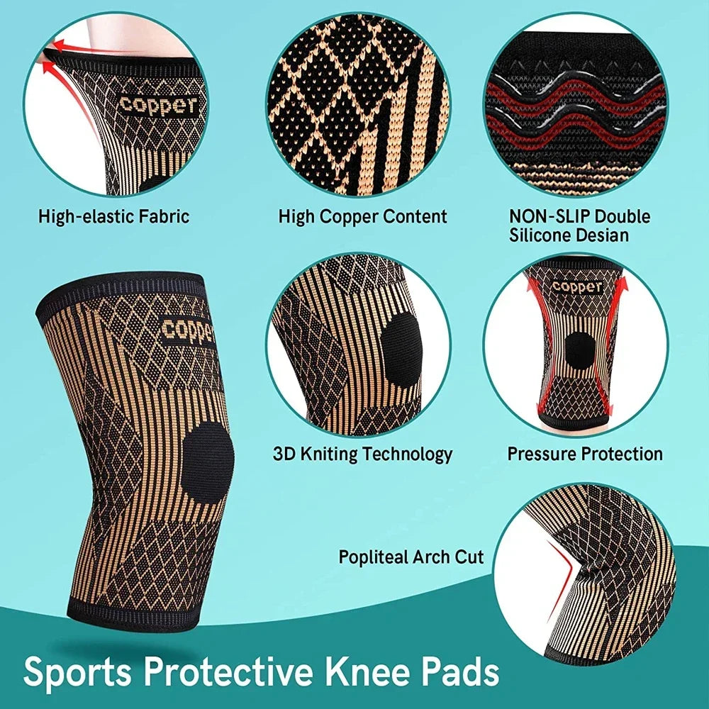Copper Knee Brace for Arthritis Pain