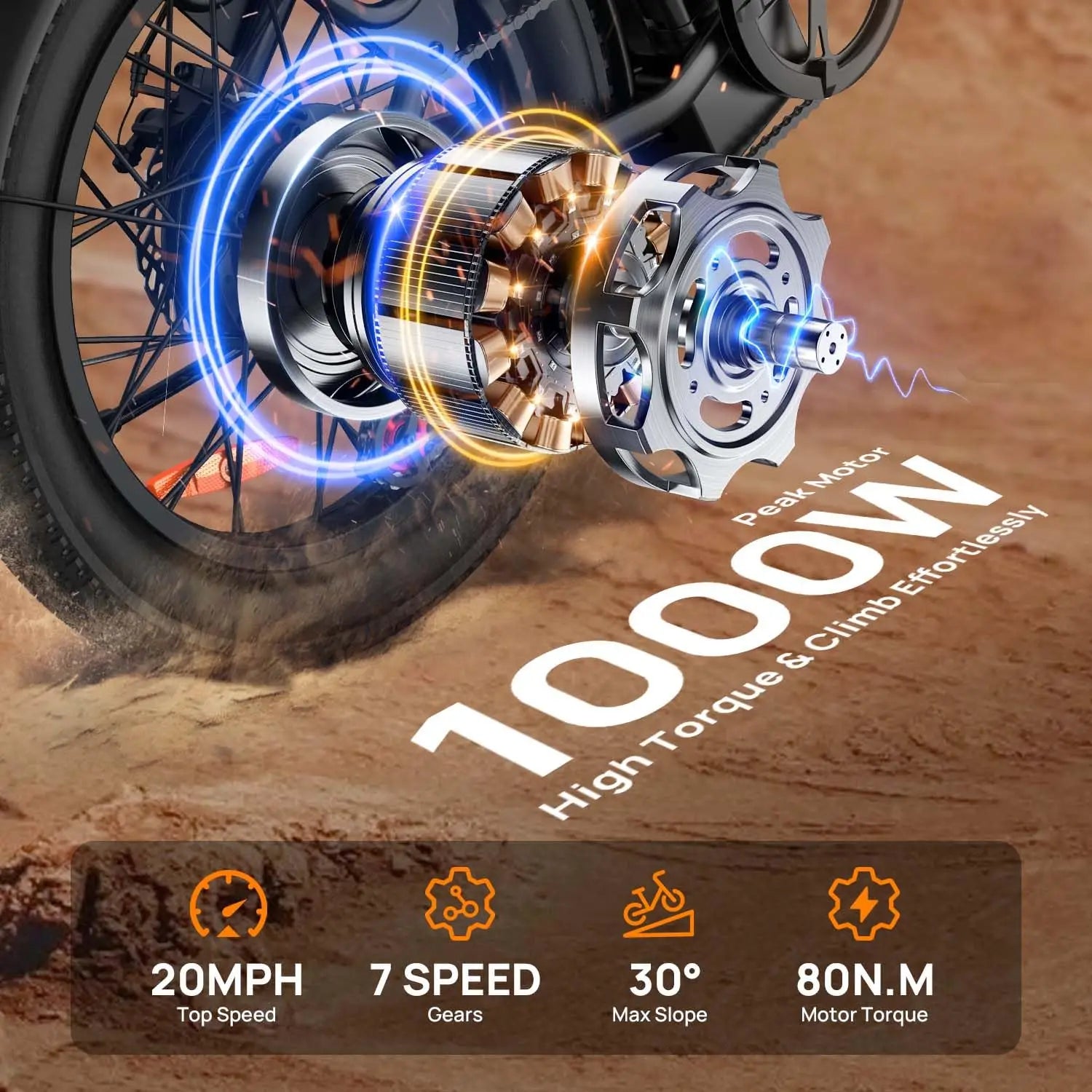 , 20MPH, , 7-Speed E-Bike