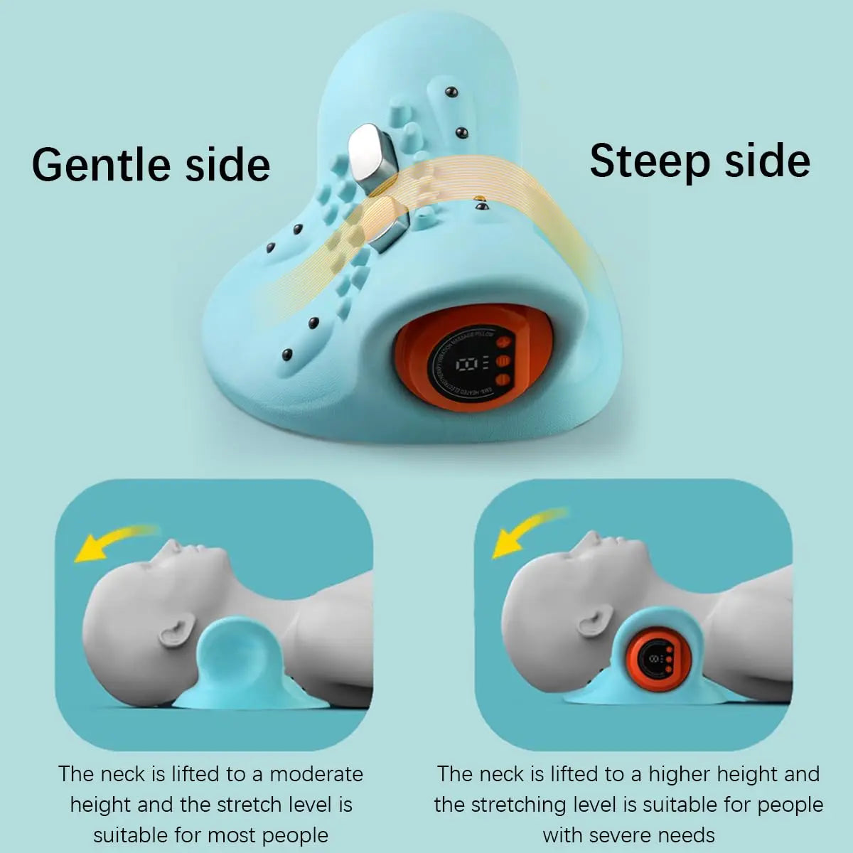 1PCS , massage pillow neck, back, shoulder