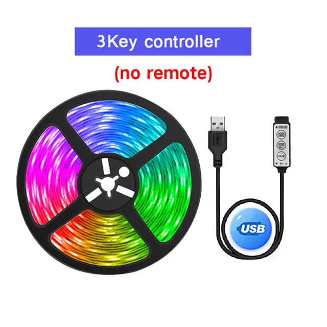 USB LED Strip
lights Music Sync Color Changing