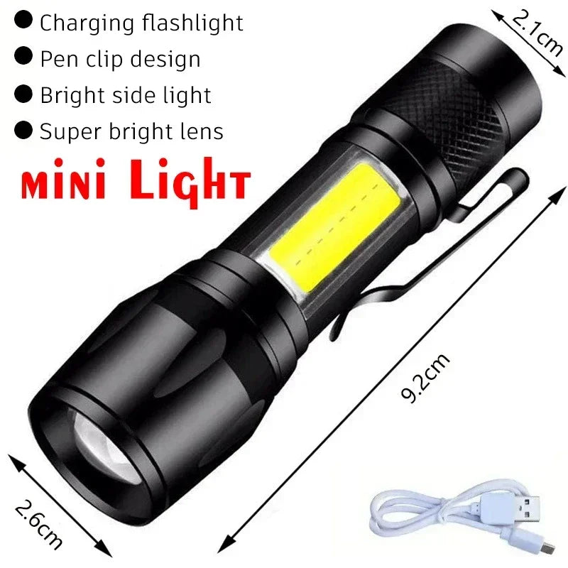 100000LM Super Bright Flashlight Outdoor Waterproof Camping Lantern