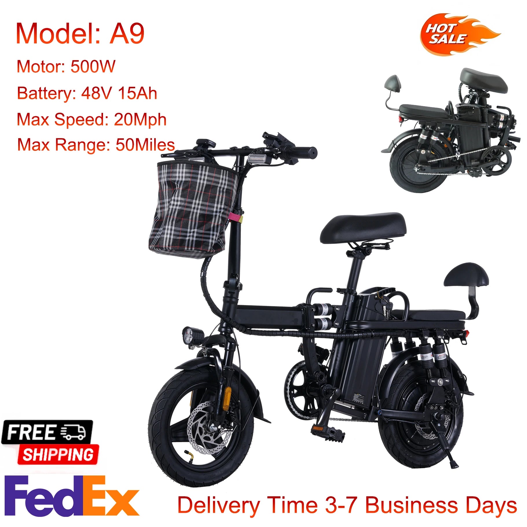 2 Seater Electric  Mini  bike
