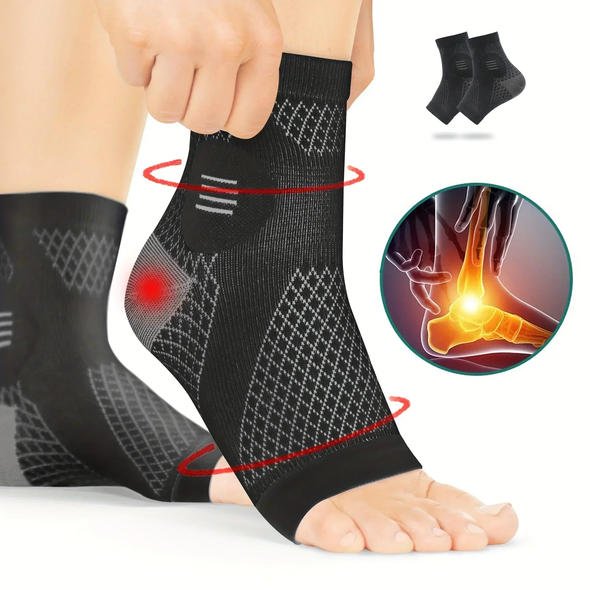 1Pcs Ankle Braces for Pain Relief Achilles Tendonitis
