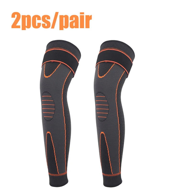 Elastic Pressurized Knee Pads Warm Leg Protection
